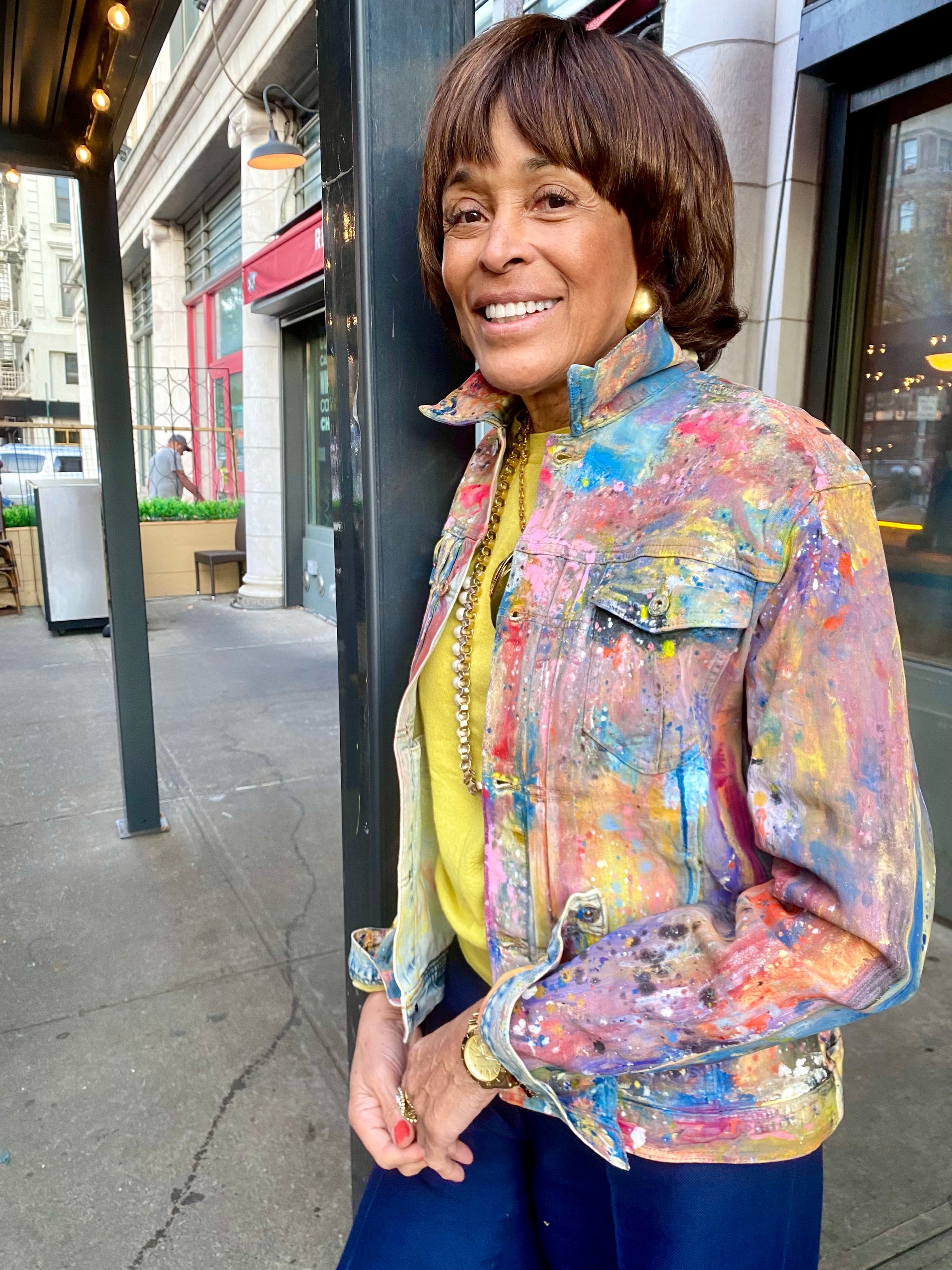 ジャケット・アウター archive coating denim jacket dania opium archive coating denim jacket dania opium