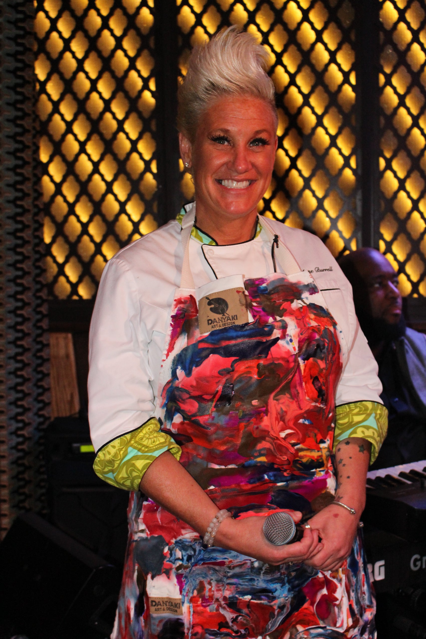 Chefs, Tastemakers Ideation aprons, Oprah Winfrey in image | Danyaki