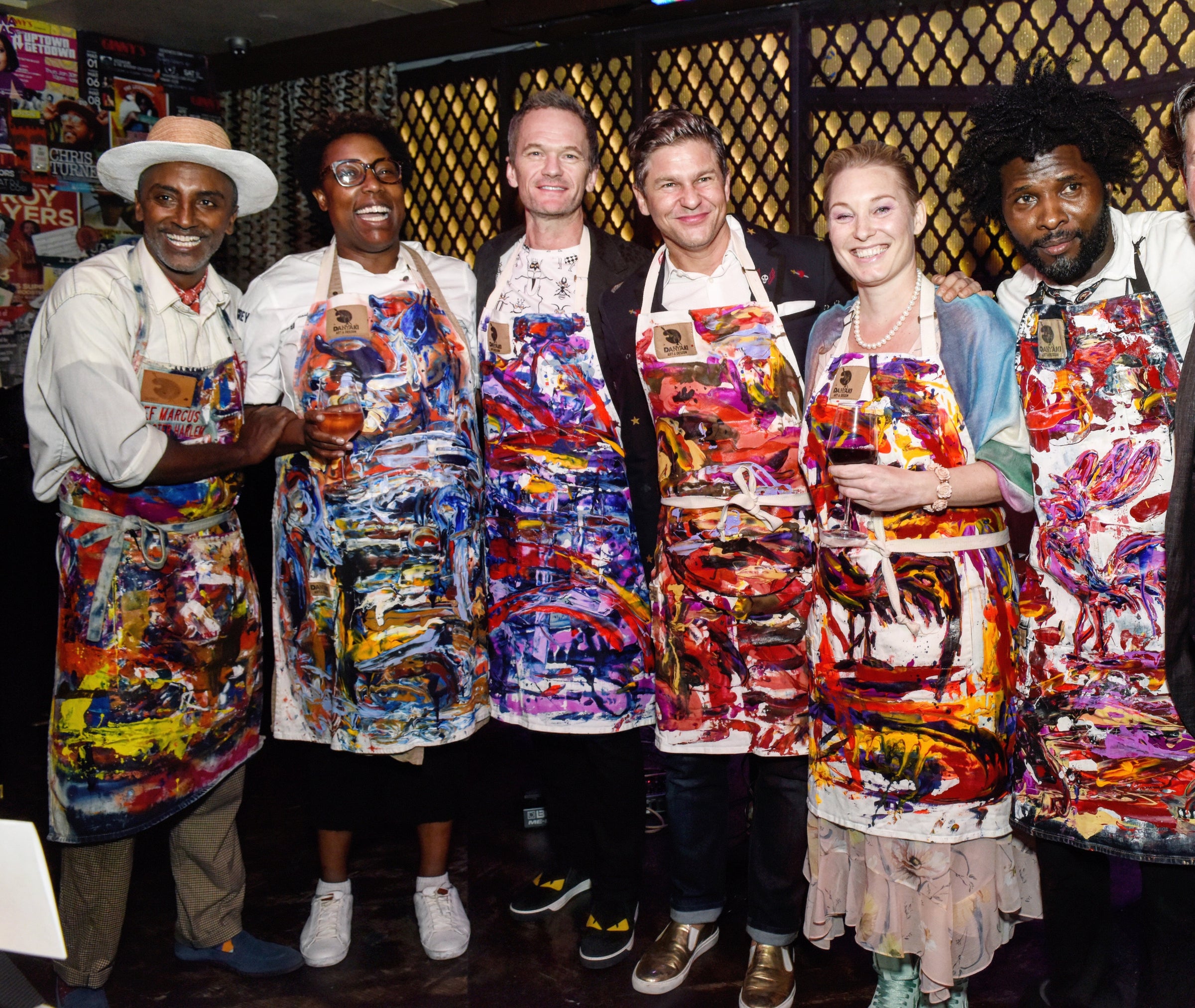 Chefs, Tastemakers Ideation aprons, Oprah Winfrey in image | Danyaki
