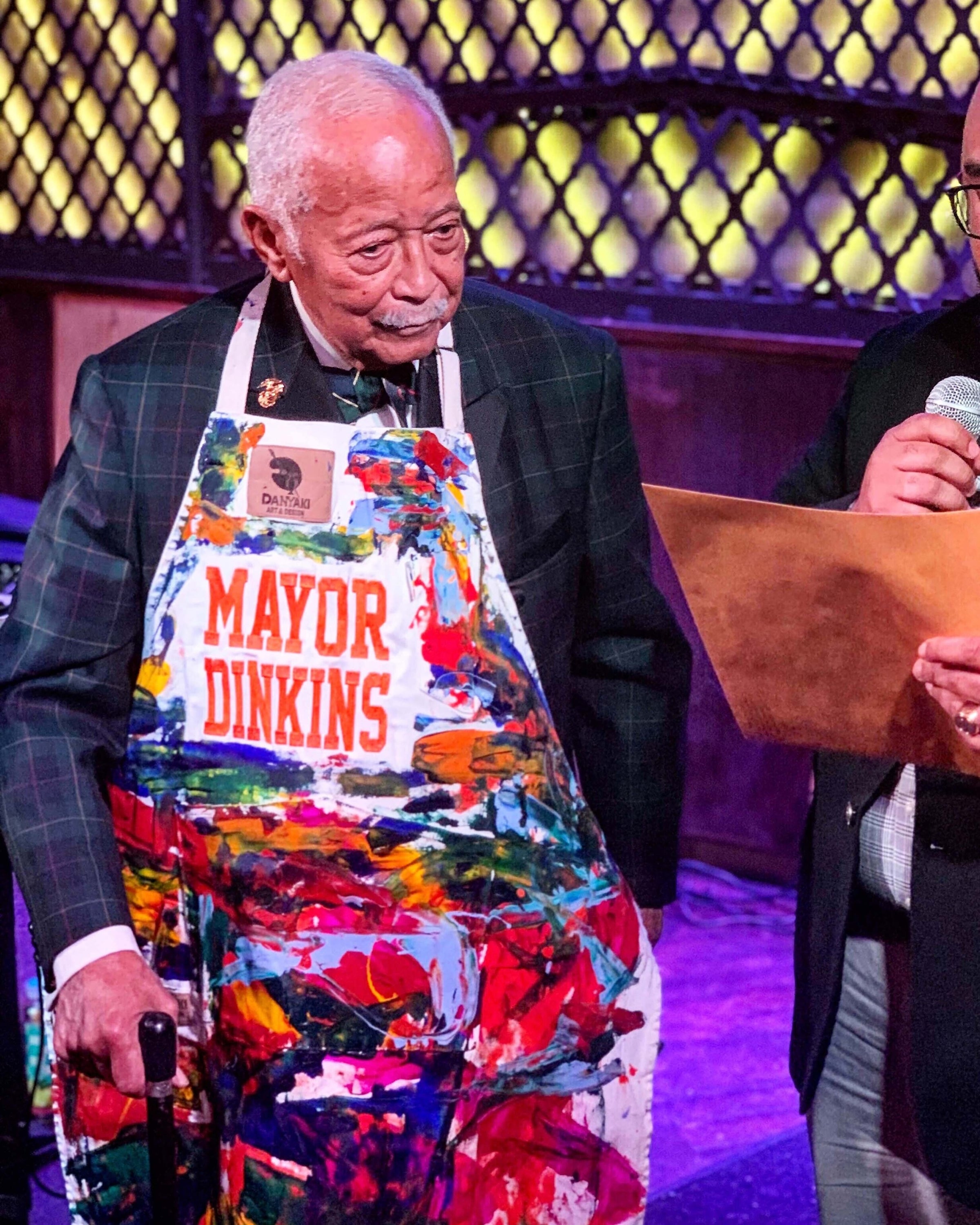 Chefs, Tastemakers Ideation aprons, Oprah Winfrey in image | Danyaki