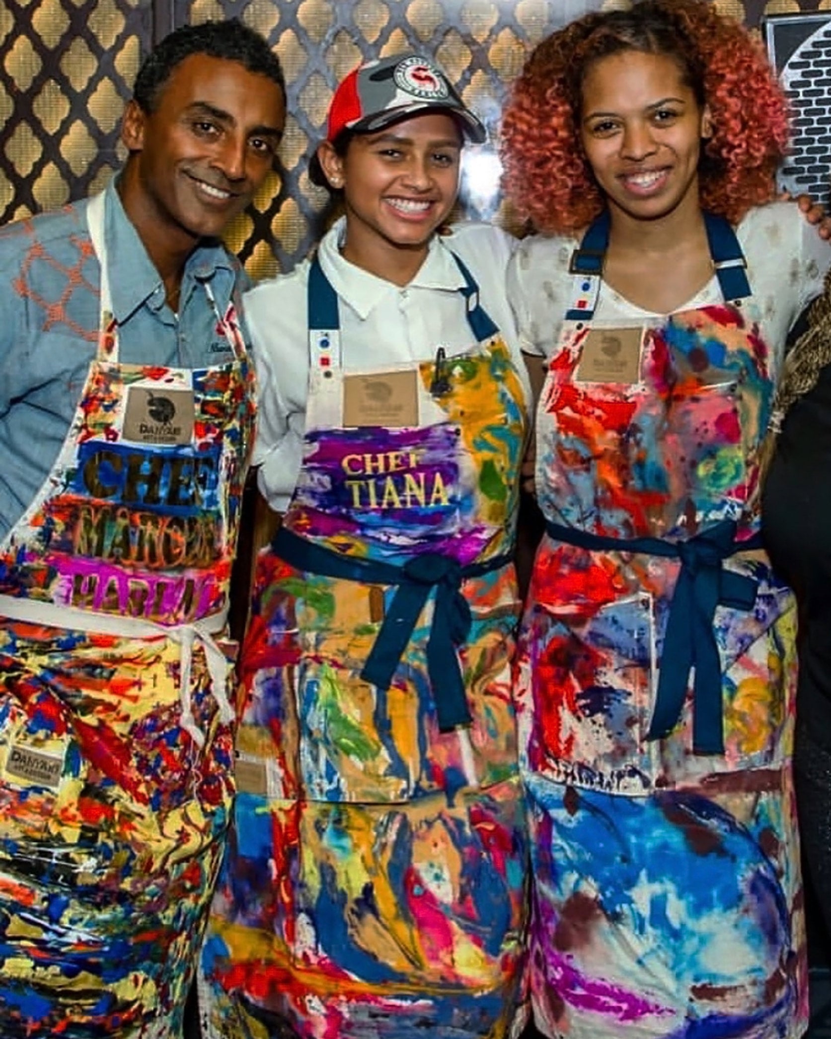 Chefs, Tastemakers Ideation aprons, Oprah Winfrey in image | Danyaki